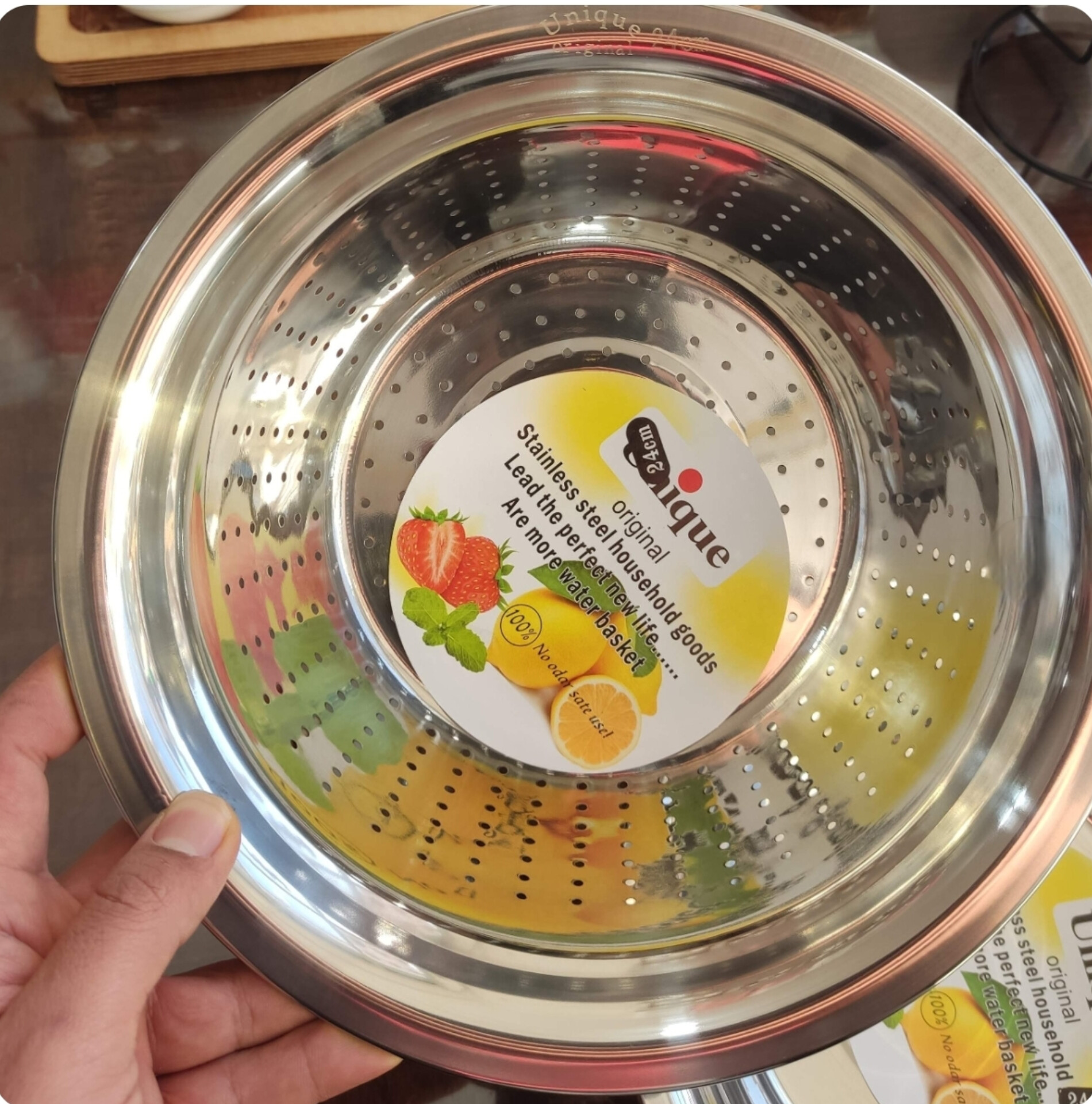 آبکش استیل یونیک سایز ۲۴